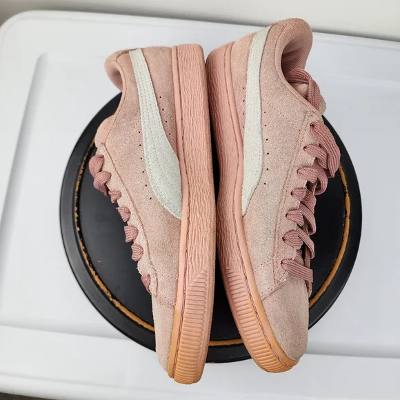 Puma Women's Suede Classic Sneakers in Dusty Pink Size 9.5 - Picture 9 of 12